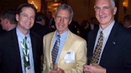 John Cox (FEMA), Mike Davis (past FEMA president; Givaudan) and John Hallagan (FEMA) at the president’s reception.