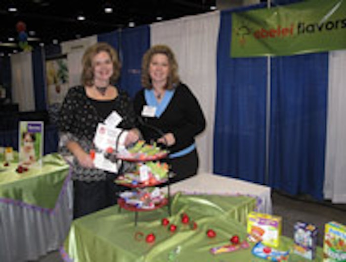 Shelley Henderson and Marcia Arb (both Abelei Flavors) at Chicago IFT Supplier's Night.