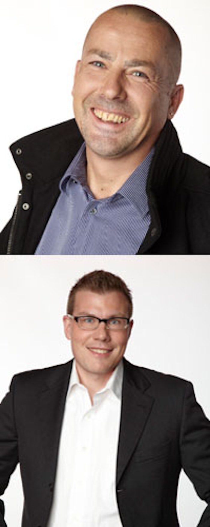 From top: Andy O&rsquo;Shea, (president consumer products North America, drom) and Robert Stapf (president fine fragrance North America, drom)