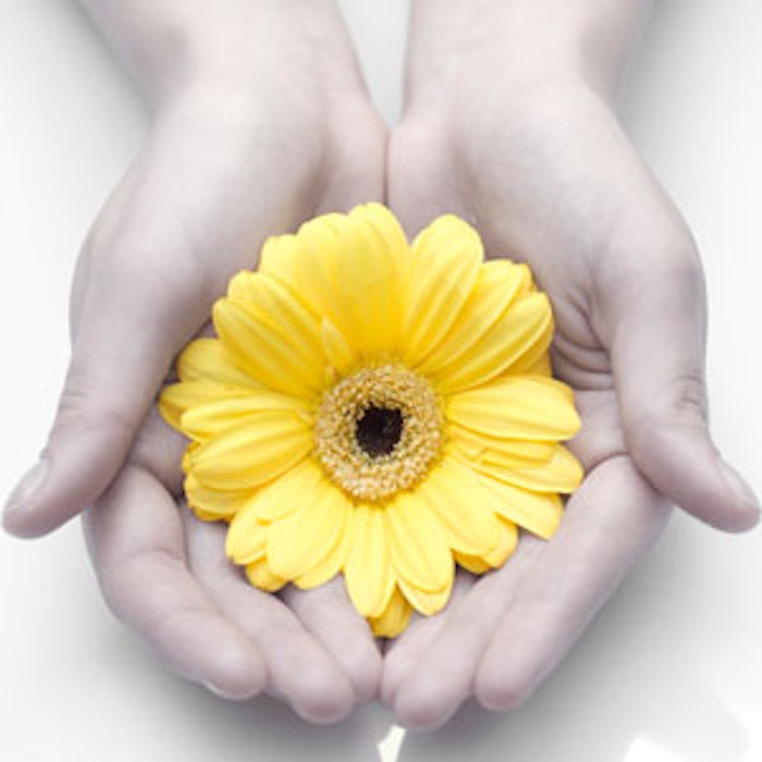 Cupped-hands-with-yellow-flower-300