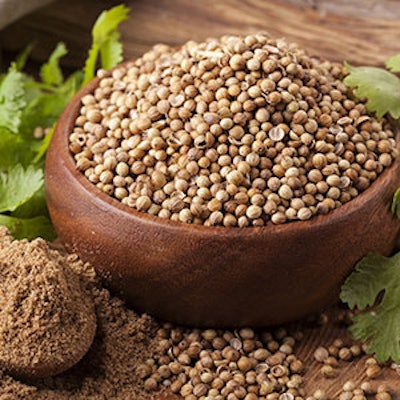 Coriander: A mild flavor similar to lemon and sage, coming from the same plant as cilantro. Used in stews and marinades, desserts and sweet pastries, curries, meat and seafood dishes. Chili powder: Varied hotness levels from mild to extremely spicy. Used in Mexican- and Southeastern-inspired dishes such as chili con carne, stews, egg and shellfish preparations.