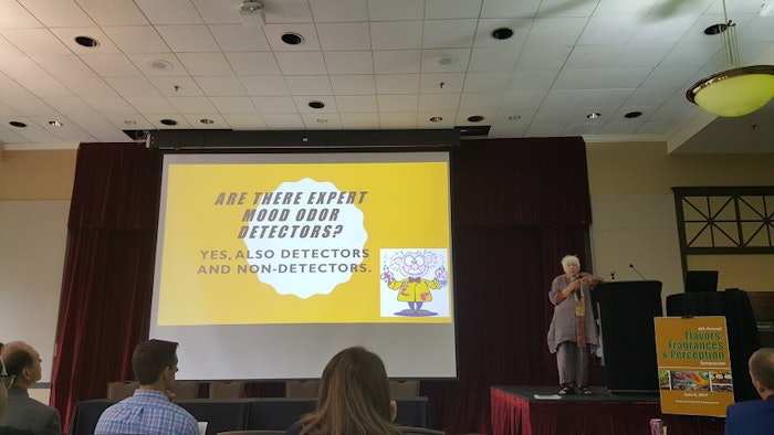 Dr. Jeannette Haviland-Jones, professor emirita, department of psychology, Rutgers University, discussed expert panels and detecting mood odors.
