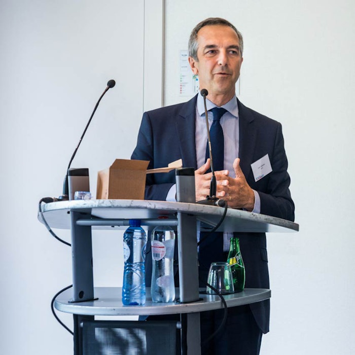 Jean Robello, president of EFFA during his opening speech.
