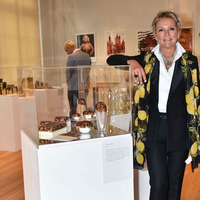 Lucia Magnani with LM Skincare Line