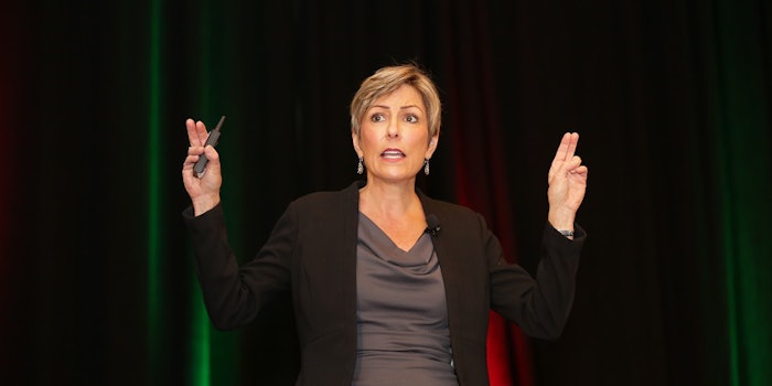 Barb Stuckey speaking at Flavorcon 2017