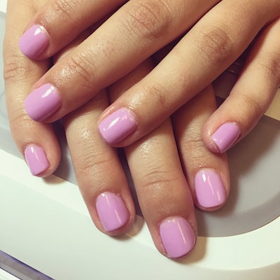 pink nails