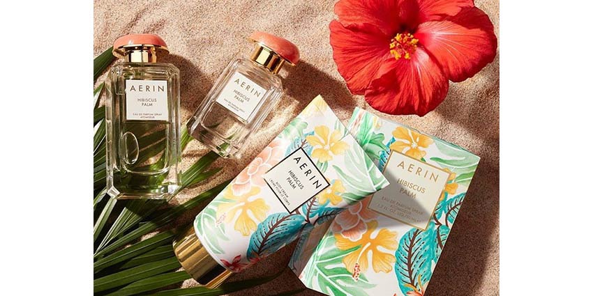 Aerin hibiscus palm hot sale