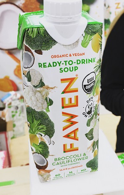 A RTD soup at Natural Product Expo