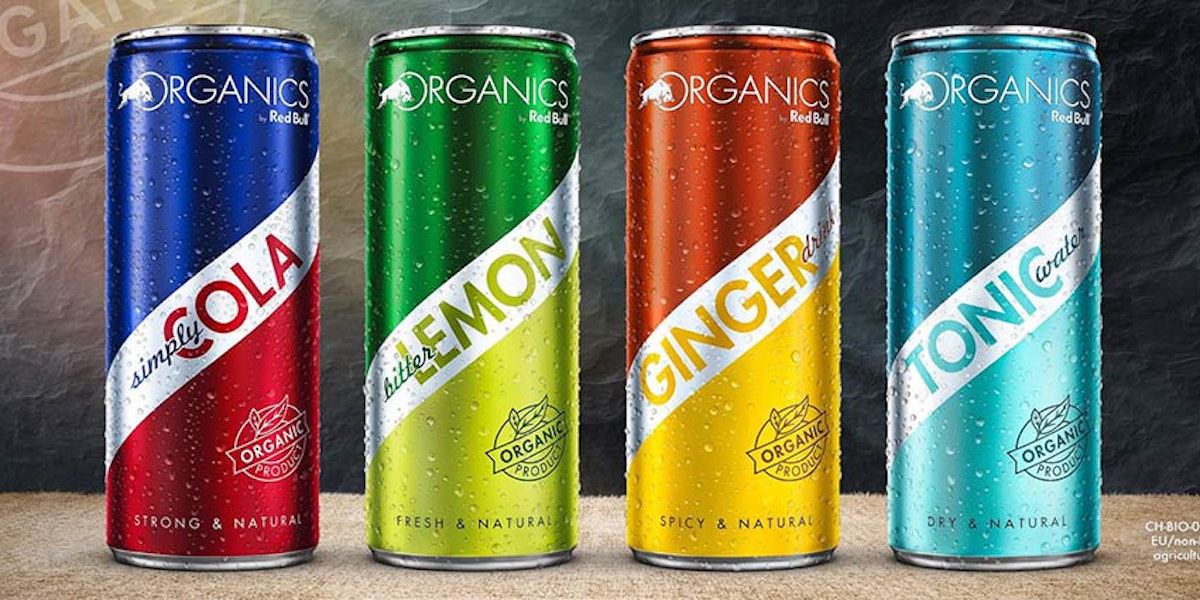 Red Bull gets into soda category with organic line launch