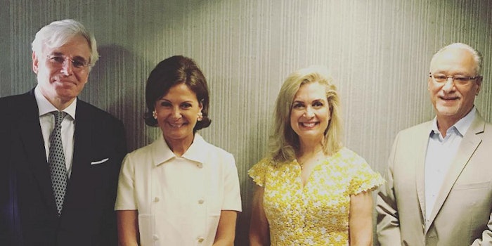 Pictured from left to right: Michel Mane, Laura Slatkin, Nancy McKay and Vince Kuczinski.