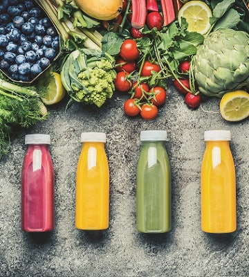 Colorful beverages