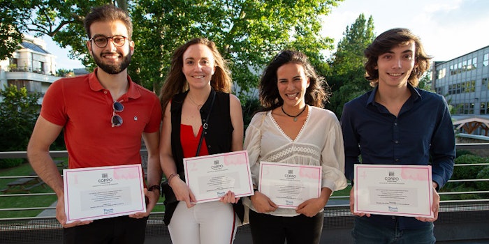 Left to right: Batiste Humeau, Fanny Ginolin, Mouna Chanaoui and Valentin Navet