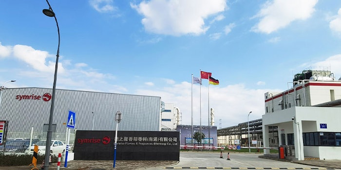 Symrise has opened a new flavorings and fragrances production site in Nantong, China.