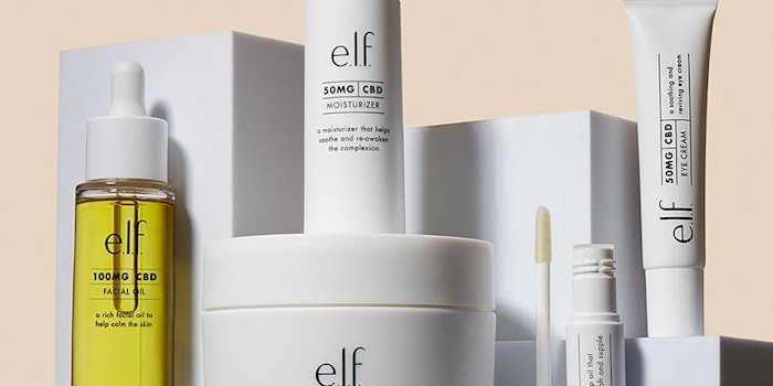 CBD skin care is helping fuel sales gains for e.l.f.