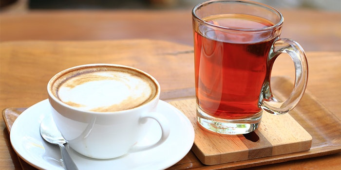 Blue California's bitter blocker technology can be used for drinks such as coffee and tea.