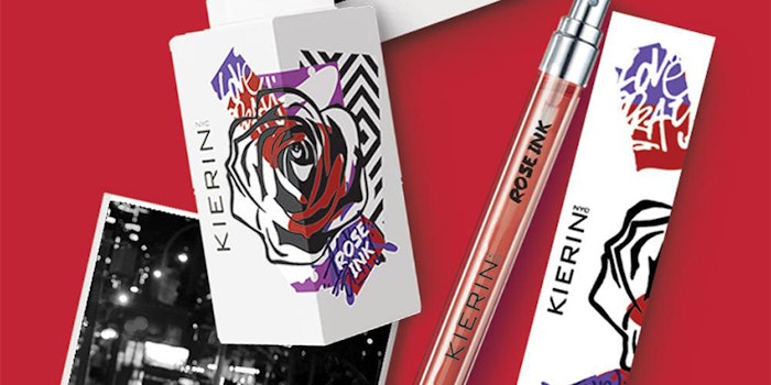 Kierin NYC newest perfume: Rose Ink. Photo Credit: Kierin NYC.