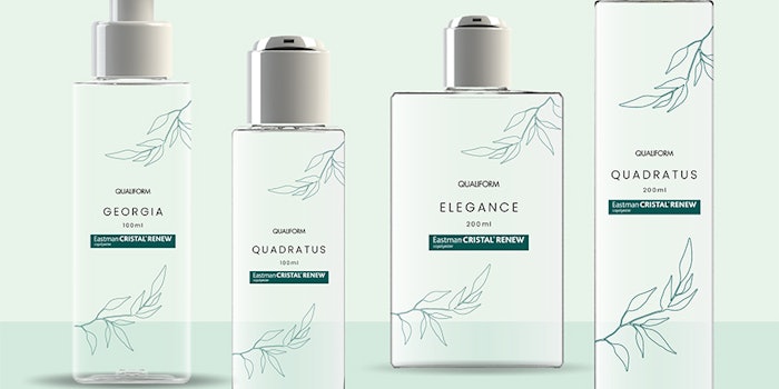 Quailform's luxury line using Eastman Cristal Renew.