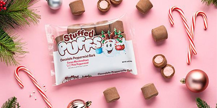 Stuffed Puff's Seasonal Chocolate Peppermint Bark. Photo Credit: Stuffed Puffs.