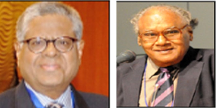 Professor Chintamani Nagesa Ramachandra Rao and Sant Sanganeria.