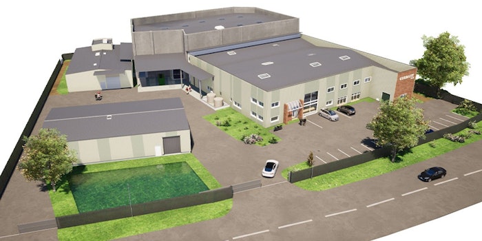 Guedant's blueprints for its new building.