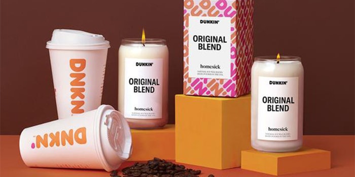 Dunkin' Doughnuts' Original Blend and Old Fashioned Candle. Photo: Homesick Candles.