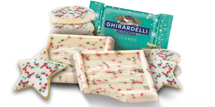 Ghirardelli White Chocolate Sugar Cookie Squares. Photo: Target.