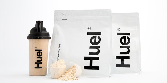 Huel peanut butter flavored protein powder. Photo: Huel.