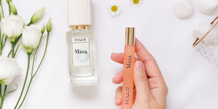 Mina fragrance by Maar.