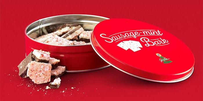 Sausage-mint Bark. Photo: Jimmy Dean.