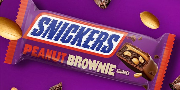 Peanut Brownie bar. Photo: Snickers' Facebook.