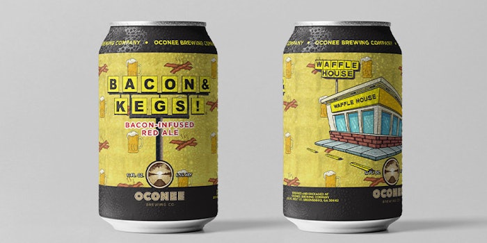 A Waffle House and Oconee Brewing Co collaboration. Photo: Oconee Brewing Co.