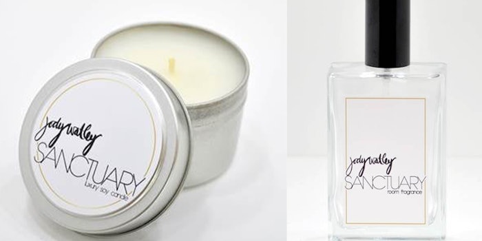 The launch includes a candle as well as a home fragrance. Photo: JodyWatleyShop.