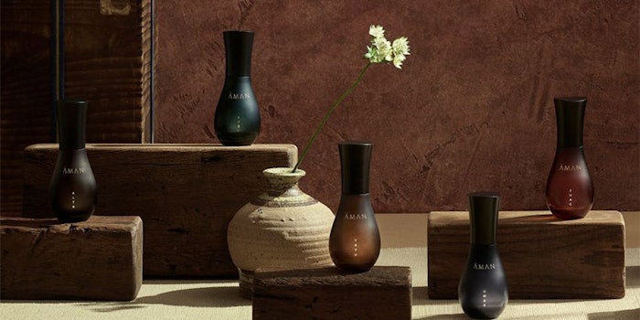 Aman luxury fine fragrance line. Photo: Aman's Facebook.