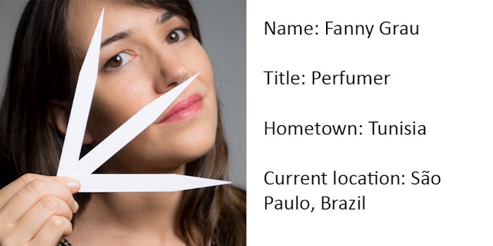 This month's Profiles column features Fanny Grau, perfumer at Symrise.