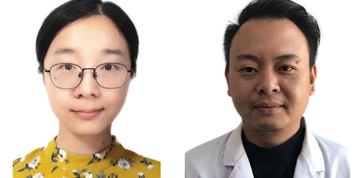 Eddy Liu (left), head of the regulatory department, and Alex Jiang (right), head of laboratories, ShengYuan.