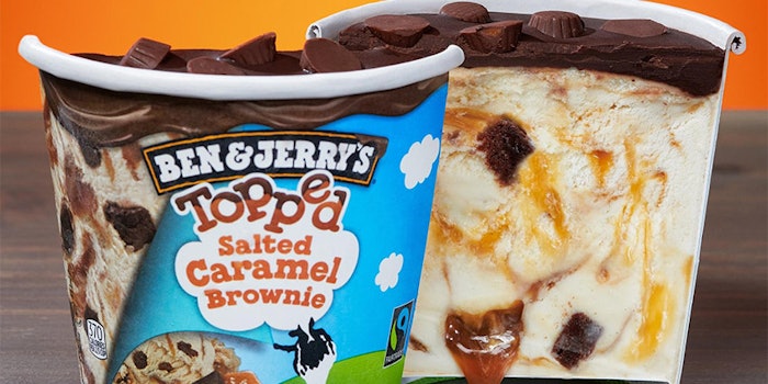 Ben & Jerry's Topped Salted Caramel Brownie.