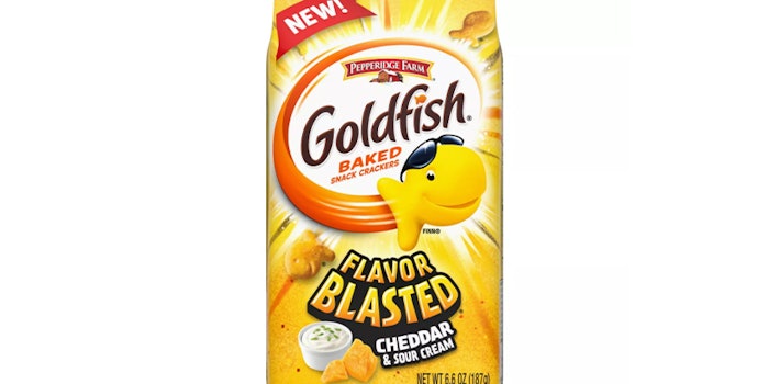 Goldfish's Cheddar and Sour Cream. Photo: Target.