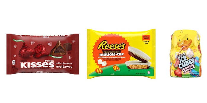 Hershey's Spring 2021 product launches. Photo: Hershey.