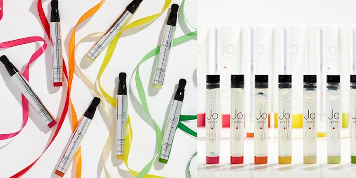 Jo Loves' Fragrance Paintbrush applicator and refills. Photo: Jo Loves.