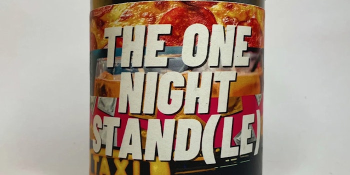 The candle represents a one night stand, from pizza and drinks to the 3 a.m. taxi ride home. Photo: Flaming Crap.