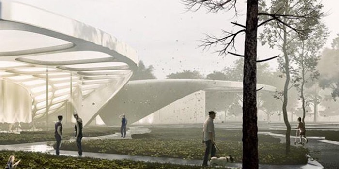 Studio Symbiosis' rendering of the Perfume Park and Museum. Photo: Studio Symbiosis.