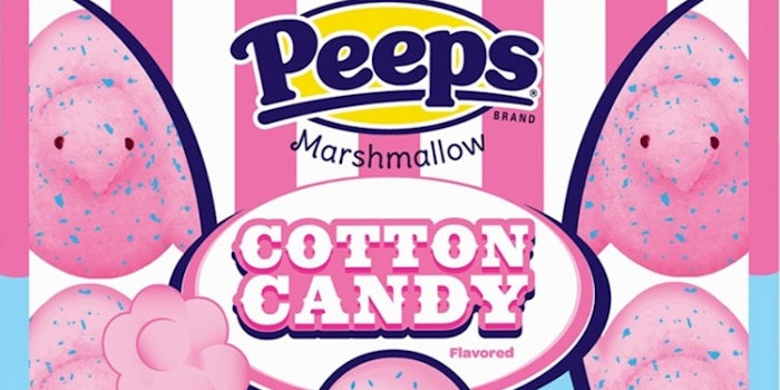 Peeps return to stores with new specialty flavors like Cotton Candy.