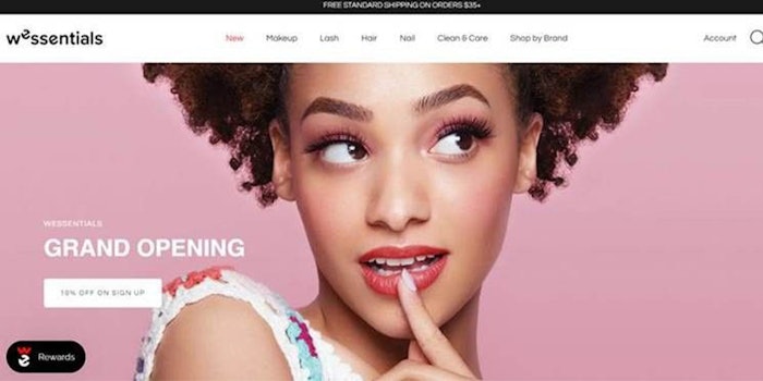 Ivy Enterprises' e-commerce website, www.Wessentials.com.