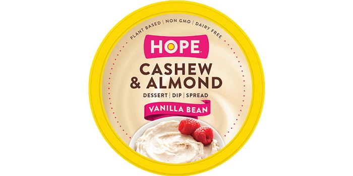 Hope Foods expands plant-based dessert dip line with new flavors.