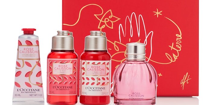 L’Occitane's Rose Calisson Collection. Photo: L’Occitane
