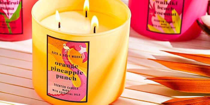 scented candles bath and body works