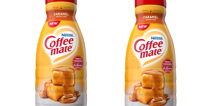 The latest creamer is said to have a warm, pure, caramelized sugar flavor. Photo: Coffee Mate.