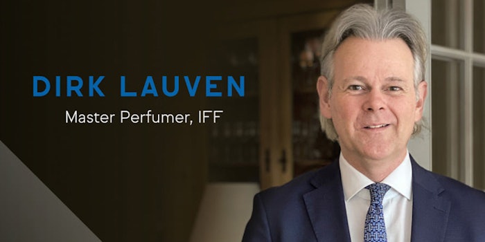 Dirk Lauven is a 30-year industry veteran and IFF's eighth master perfumer.