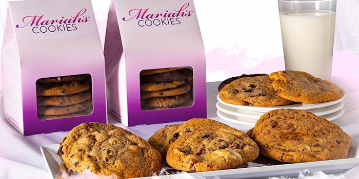 Mariah Carey's delivery-only cookie service has launched a limited-edition cake inspired cookie flavor. Photo: Mariah's Cookies' Facebook.