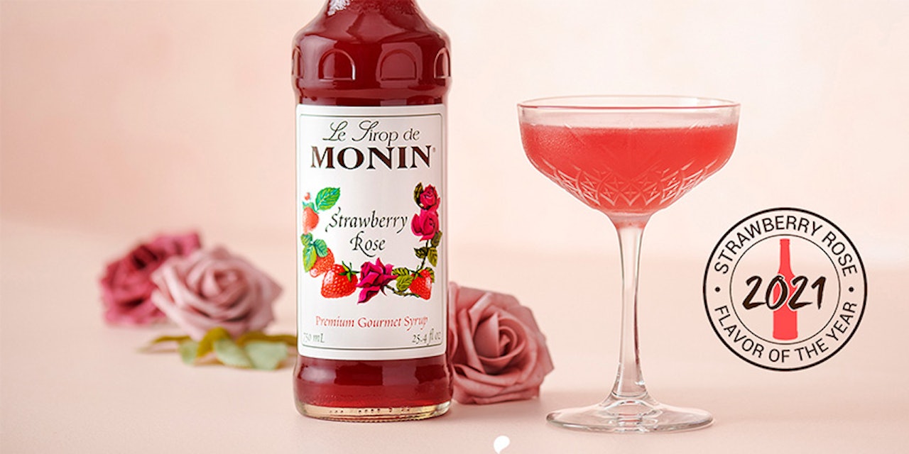 Monin Announces 2021 Flavor of the Year: Strawberry Rose